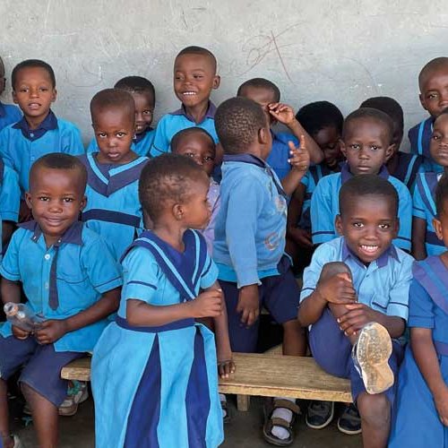 Kinder der Grundschule in Bolgatanga