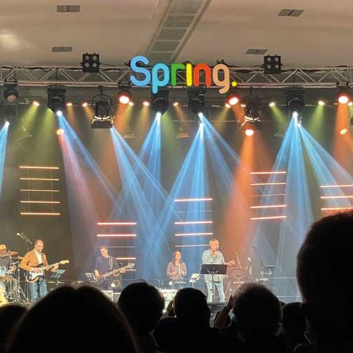 Showbühne auf dem SPRING-Festival in Willingen Upland