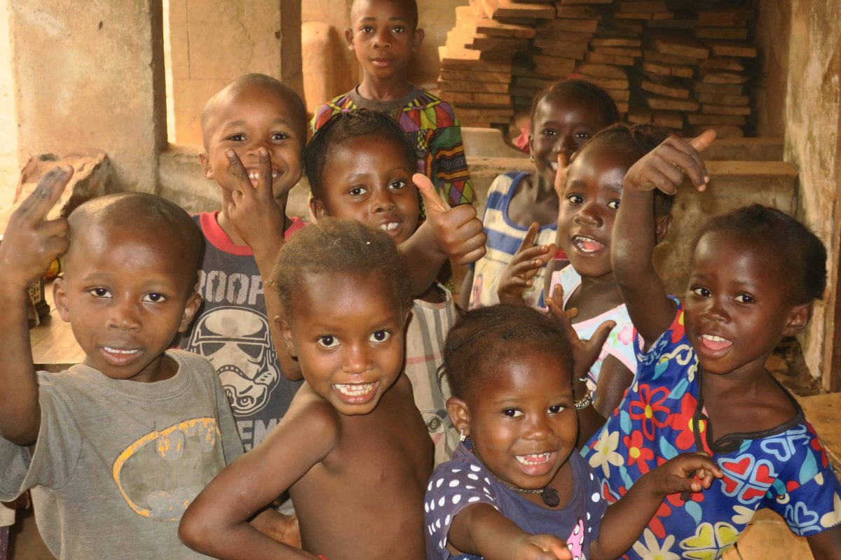 Kinder in Afrika werden gefördert