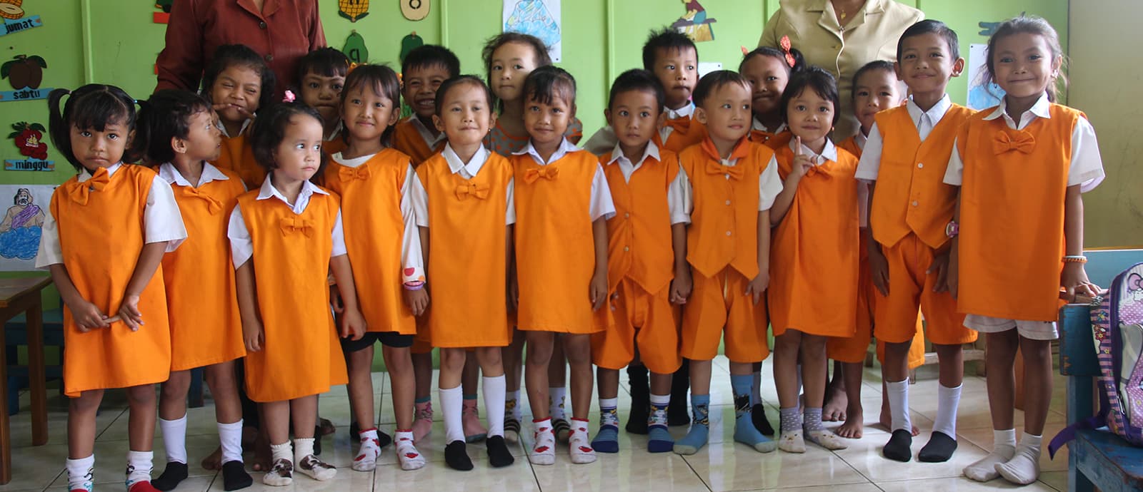 Schulklasse in Indonesien