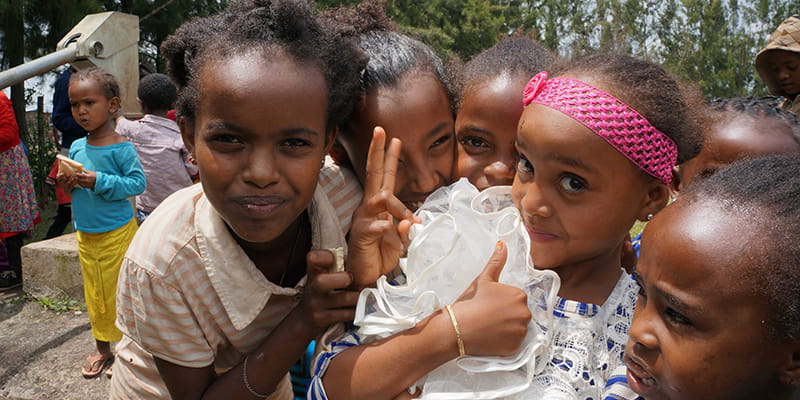Kinder aus Äthiopien