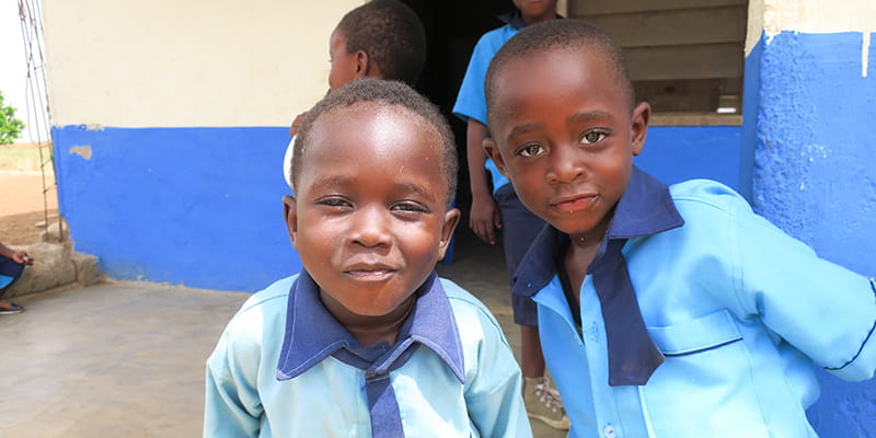 Schulkinder aus Ghana