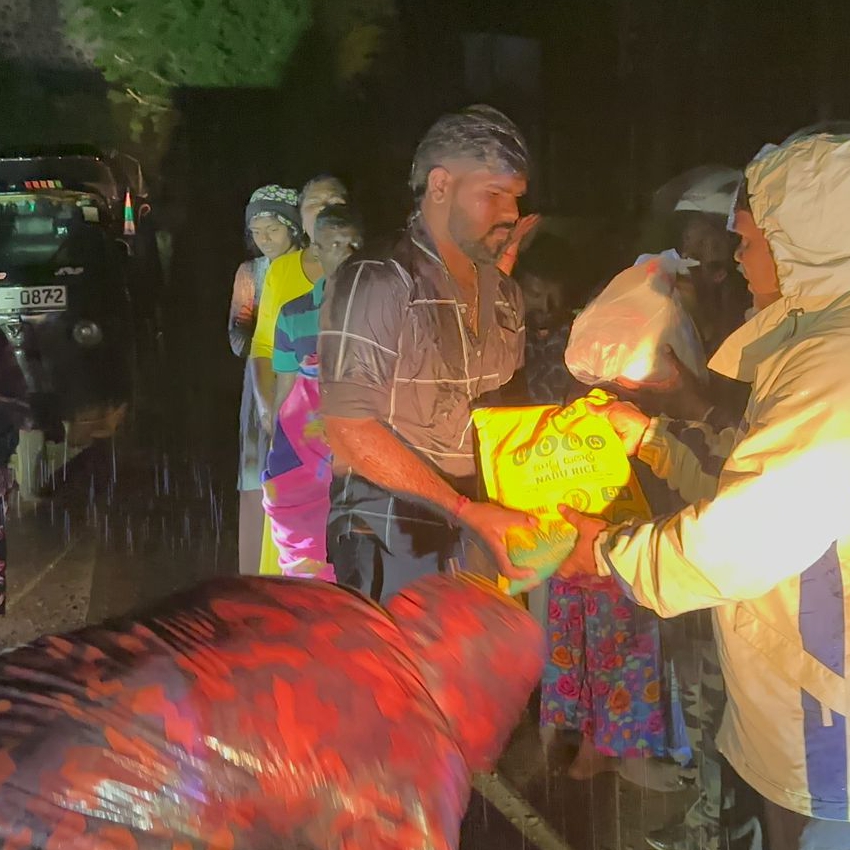 Weitergabe an bedürftige Familien