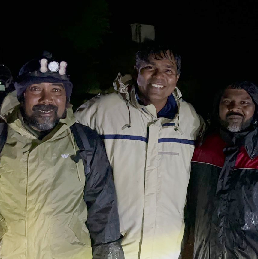 Das Team im Hilfseinsatz