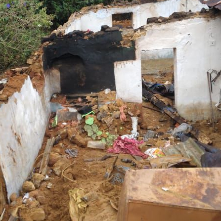 Zerstörte Häuser
