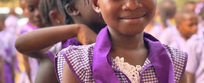 Schüler in einem unserer Projekte in Sierra Leone